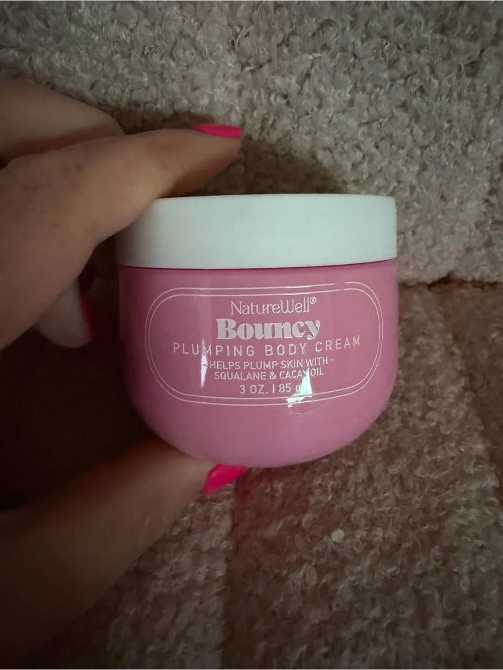 NatureWell Bouncy Plumping Body Cream — Pink